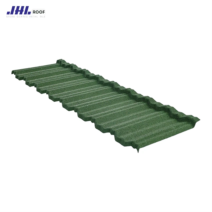 Colored Stone Metal Roof Tiles